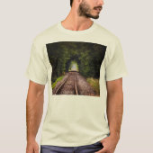 鉄道緑豊かな景色 Tシャツ (正面)