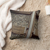 鉄道線路のカスタマイズ可能な人洞窟 クッション (ブランケット)