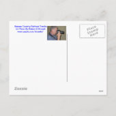 鉄道線路のメリークリスマスの郵便はがき シーズンポストカード (裏面)