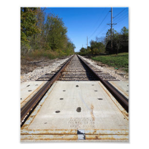 鉄道線路フォトプリント フォトプリント