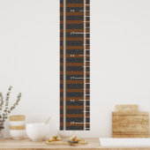 鉄道線路成長図 ポスター (キッチン)