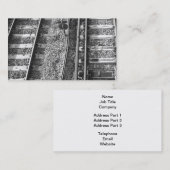 鉄道線路映像 名刺 (正面/裏面)