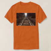 鉄道線路15 Tシャツ (デザイン正面)