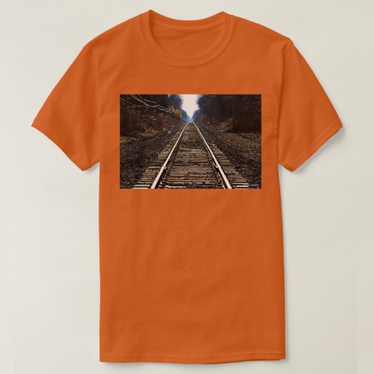 鉄道線路15 Tシャツ (デザイン正面)
