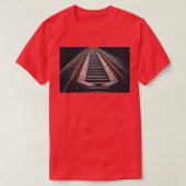 鉄道線路1 Tシャツ (デザイン正面)