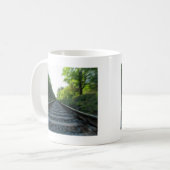 鉄道線路 コーヒーマグカップ (正面左)