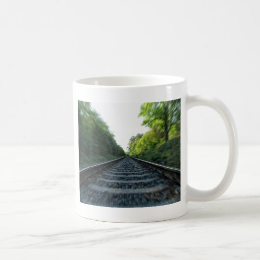 鉄道線路 コーヒーマグカップ (右)