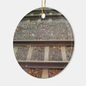 鉄道線路 セラミックオーナメント (左)