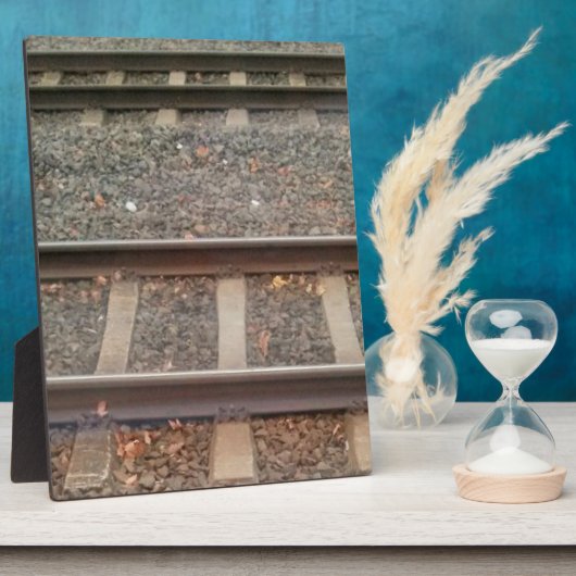 鉄道線路 フォトプラーク (側面)