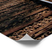 鉄道線路 ポスター (角)