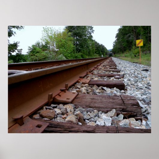 鉄道線路 ポスター (正面)