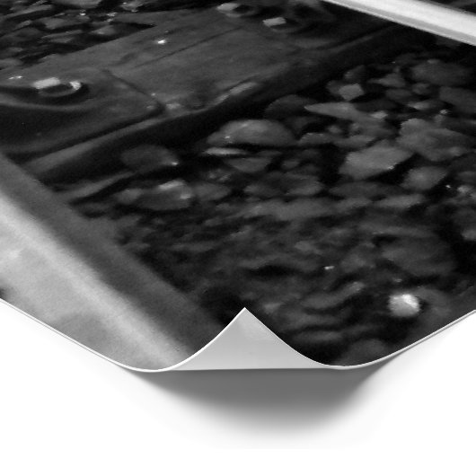 鉄道線路 ポスター (角)