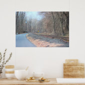 鉄道線路 ポスター (キッチン)