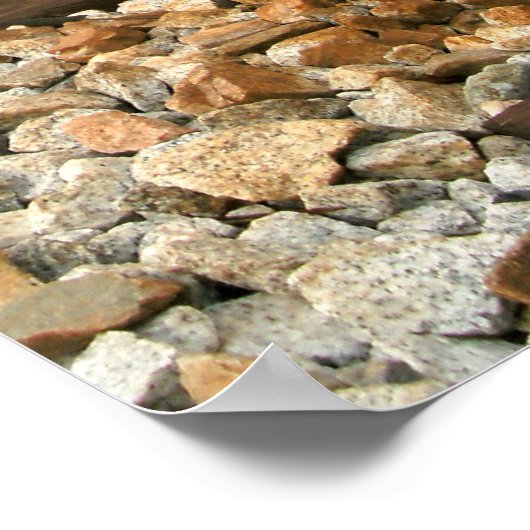 鉄道線路 ポスター (角)