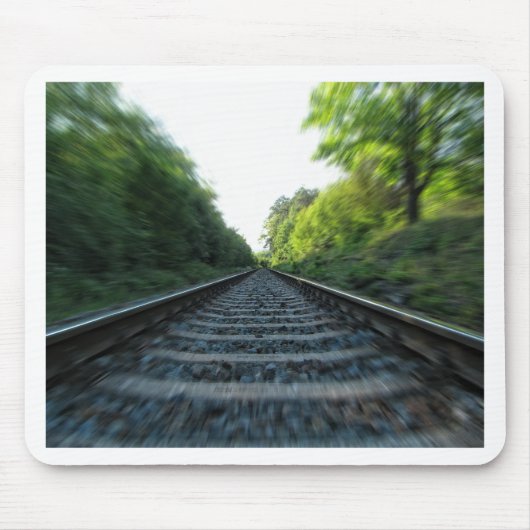 鉄道線路 マウスパッド (正面)