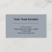 鉄道線路 名刺 (裏面)