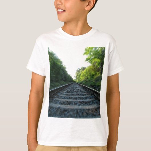 鉄道線路 Tシャツ (正面)