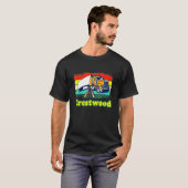 鉄道線路 Tシャツ (正面フル)