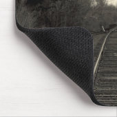 鉄道線路B&Wのマウスパッド マウスパッド (コーナー)