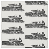 鉄道蒸気列車機関車 ファブリック (見本)