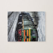 鉄道蒸気鉄道スチームパンクエンジンの運命 ジグソーパズル (横)