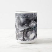 鉄道蒸気鉄道スチームパンクエンジンの運命 トラベルマグ (中央)