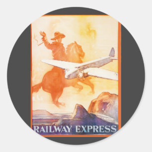 鉄道表現庁1935ステッカー ラウンドシール
