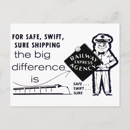 鉄道表現庁1959年葉書 ポストカード (正面)