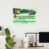 鉄道表現速信頼サービス ポスター (ホームオフィス)