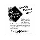 鉄道表現、鉄道の方法のスタンプを出荷 セルフインキングスタンプ (デザイン)