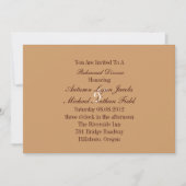 鉄道西部のカウボーイ結婚のリハーサルディナー 招待状 (正面)