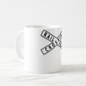 鉄道踏切プレミアム コーヒーマグカップ (正面左)