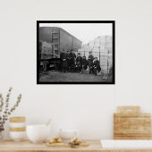 鉄道車両の事務員1863 ポスター (キッチン)