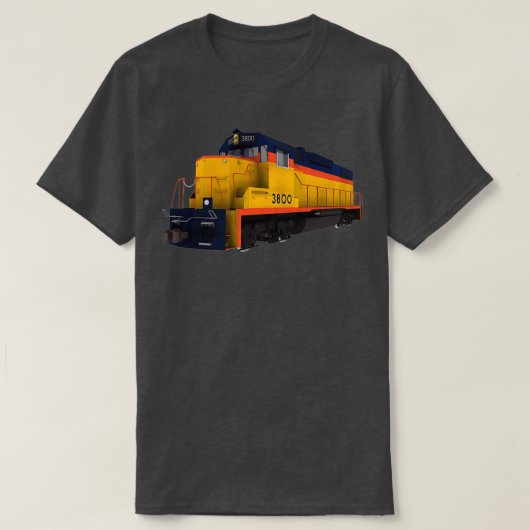 鉄道車両エンジン18 Tシャツ (デザイン正面)