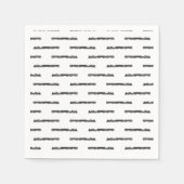 鉄道車両付き蒸気機関列車カスタム\COLOR スタンダードカクテルナプキン (正面)