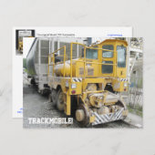 鉄道車両引越し業者機関車葉書 ポストカード (正面/裏面)