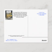 鉄道車両引越し業者機関車葉書 ポストカード (裏面)