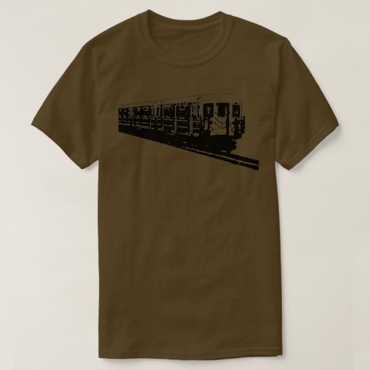 鉄道車両 Tシャツ (デザイン正面)
