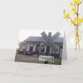 「鉄道車庫」が井戸を手に入れる カード (黄色い花)