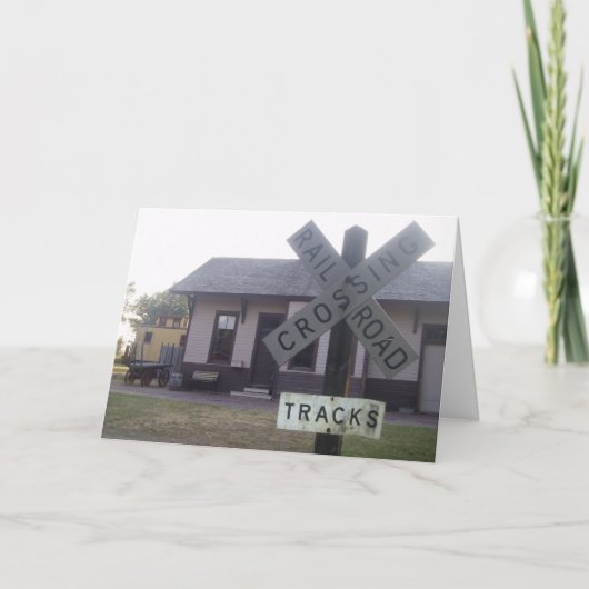 「鉄道車庫」が井戸を手に入れる カード (正面)