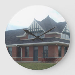 鉄道車庫 ラージ壁時計