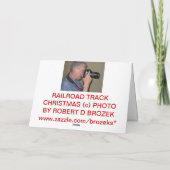 鉄道軌道クリスマスカード シーズンカード (裏面)