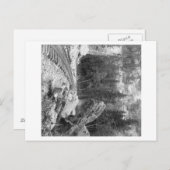 鉄道軌道写真付近のシグナルロック ポストカード (正面/裏面)