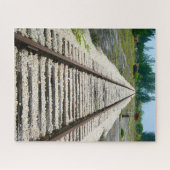 鉄道軌道歴史列車博物館マイアミフロリダ ジグソーパズル (横)