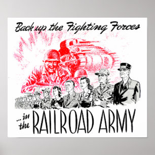鉄道軍隊-戦い力をバックアップして下さい! ポスター