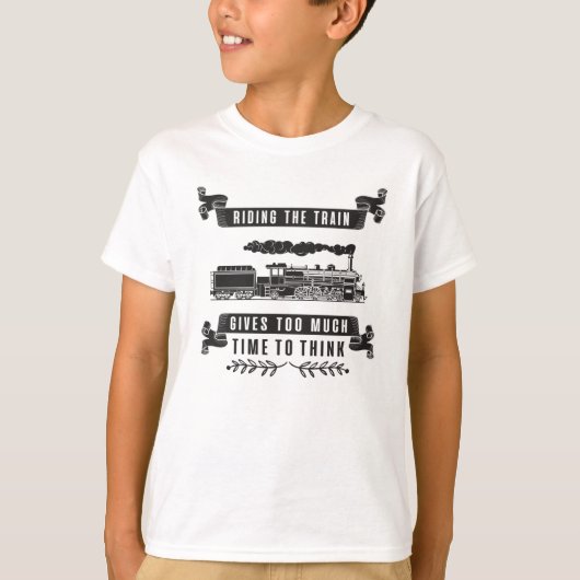 鉄道鉄道列車運転者贈呈アイディア Tシャツ (正面)