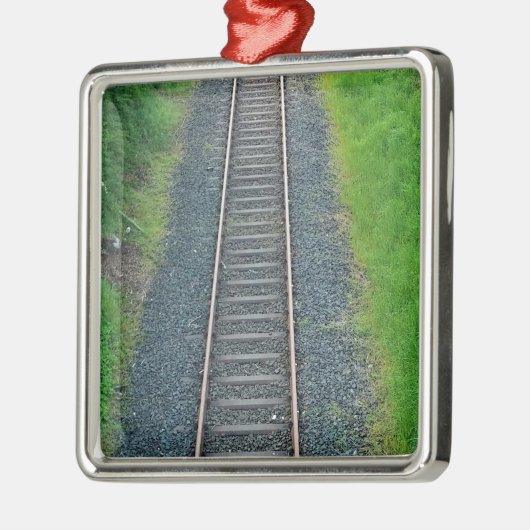 鉄道鉄道自然、風景 メタルオーナメント (左)