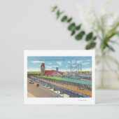 鉄道駅の外観 ポストカード (スタンド正面)