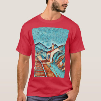 鉄道駅ビュー2 Tシャツ