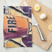 鉄道駅 キッチンタオル (四つ折り)